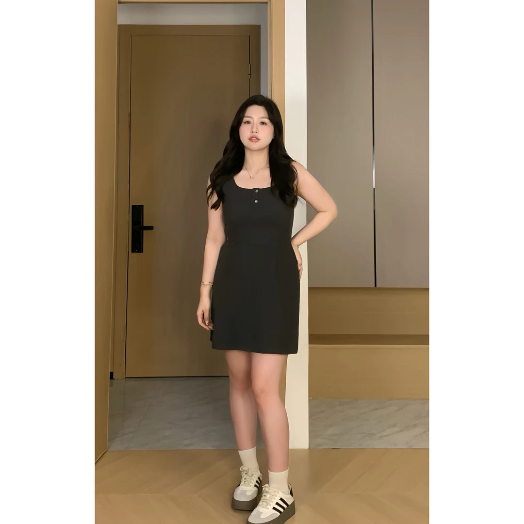 小葵微胖定制【本命裙2.0】设计感收腰显瘦女装连衣裙12242L6966