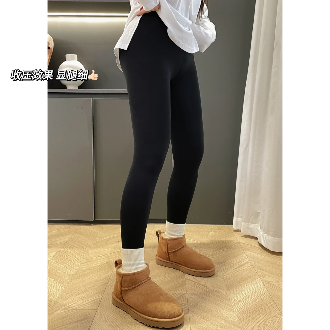 知葵微胖定制【保暖神器】秋冬加绒一体打底裤冬季打底裤DDK6516