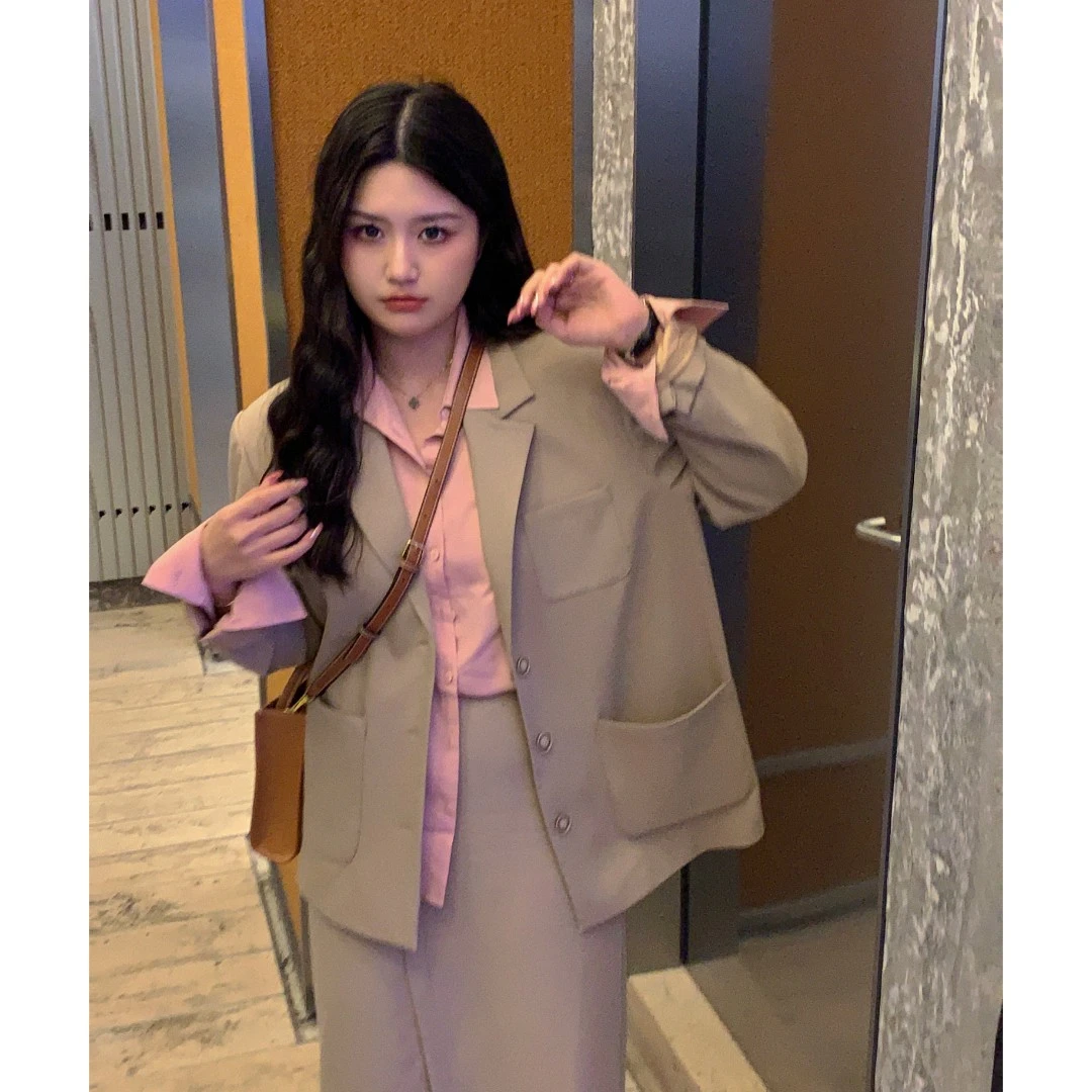 小葵微胖定制【宠粉合集2.0】显瘦优雅少女甜美气质秋季韩版套装