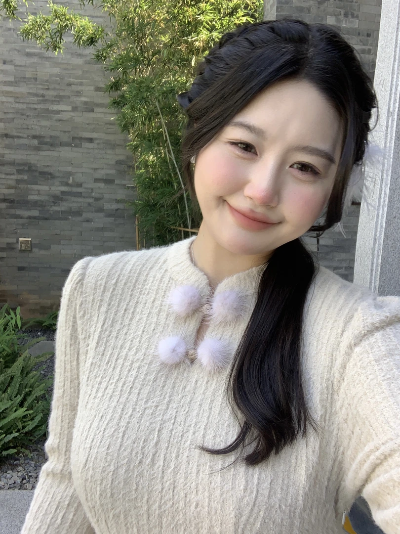 小葵微胖定制【亭间雪】新中式气质中国风显瘦温柔连衣裙12234L5226