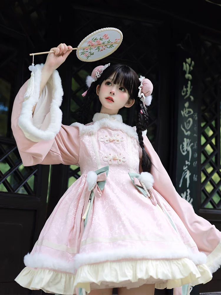 【2024秋冬现货】桃夭原创设计lolita少女op连衣裙