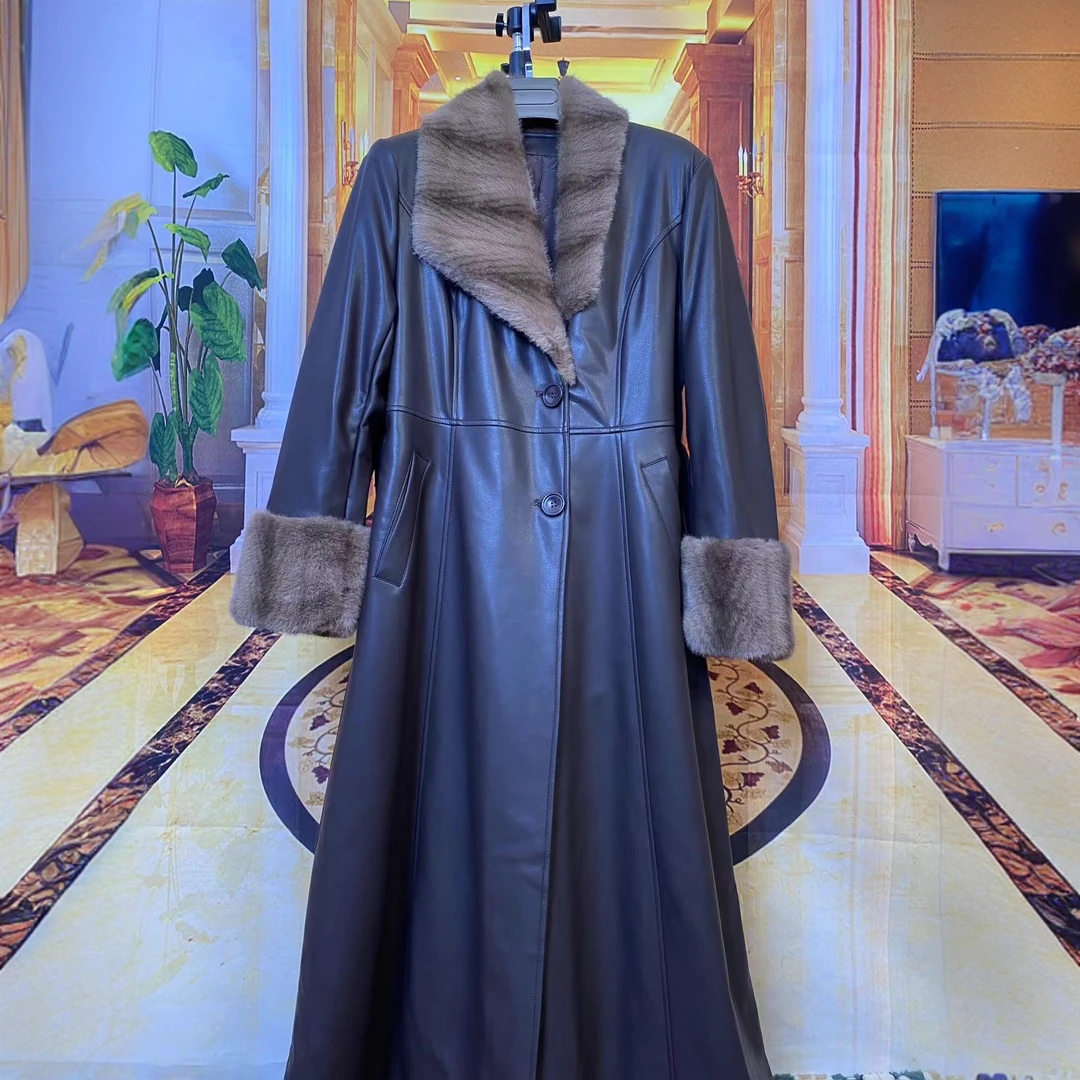 皮草大衣时尚网红加厚冬季皮草气质