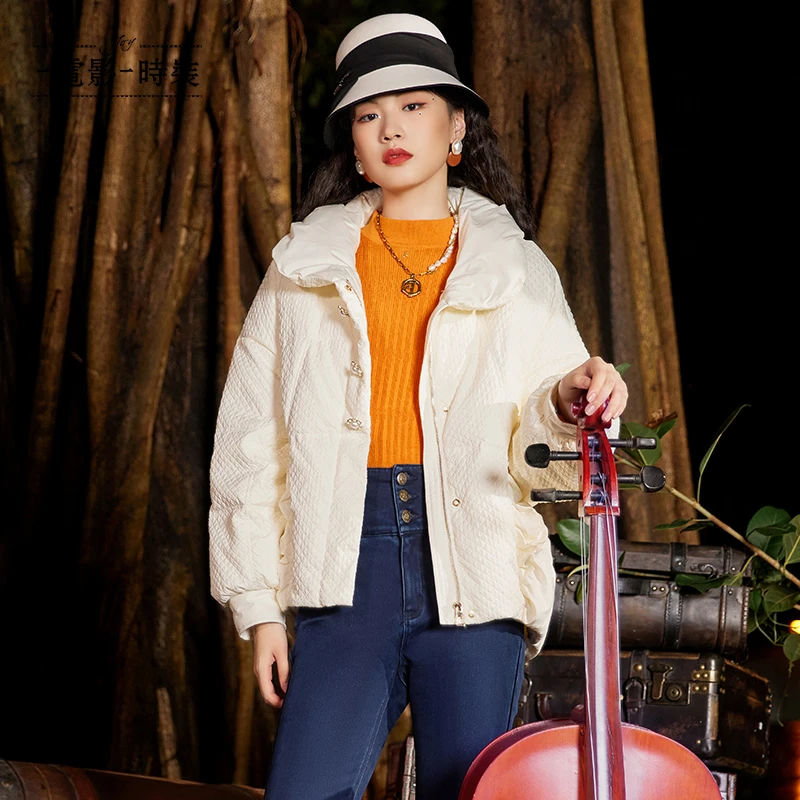 一电影一时装冬季立领短款面包羽绒服外套气质休闲时尚FCBI144541