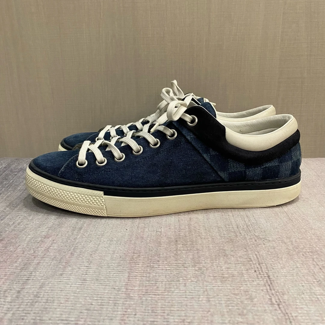 41.5码 路易威登/LV 帆布板鞋 DS089