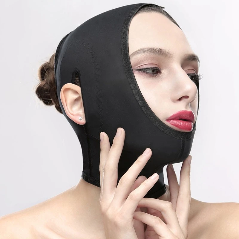 单层霏比小v脸头套脸部术后恢复绷带弹力面罩双下巴提拉神器平替