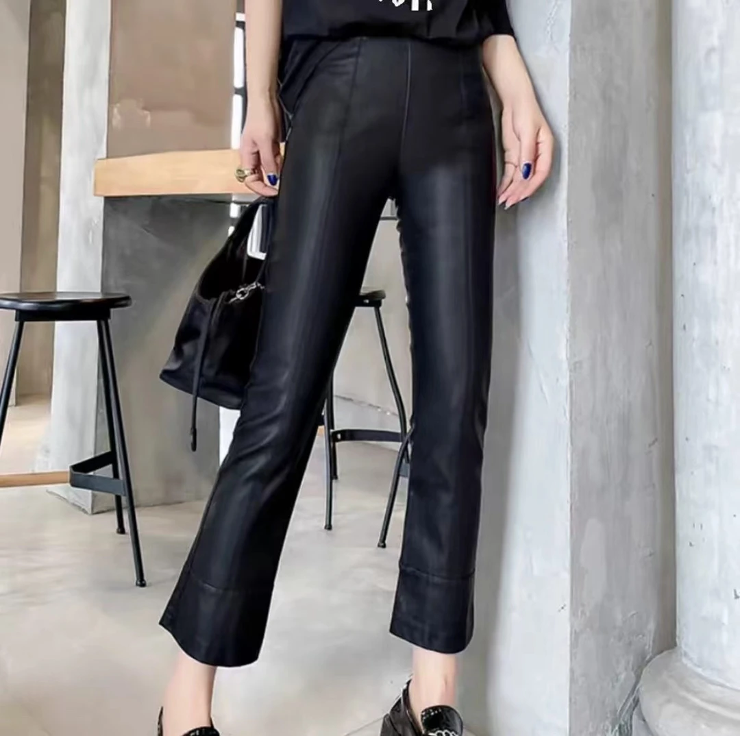 2024冬季时尚女款裤子百搭毛衣潮韩版外套