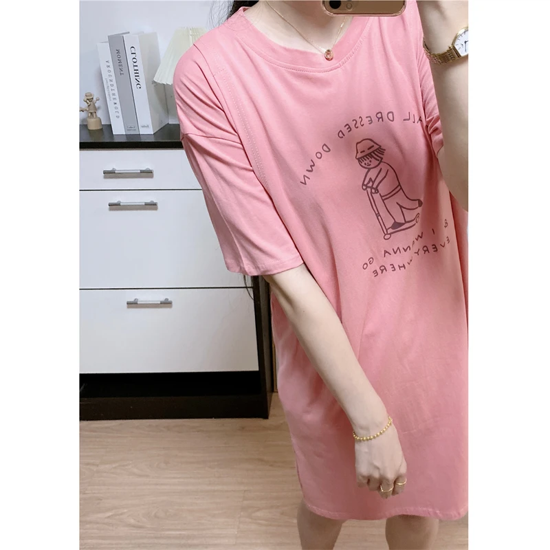 哺乳衣高颜值待产裙孕妇睡衣期夏季外出辣妈时尚洋气喂奶可穿潮装