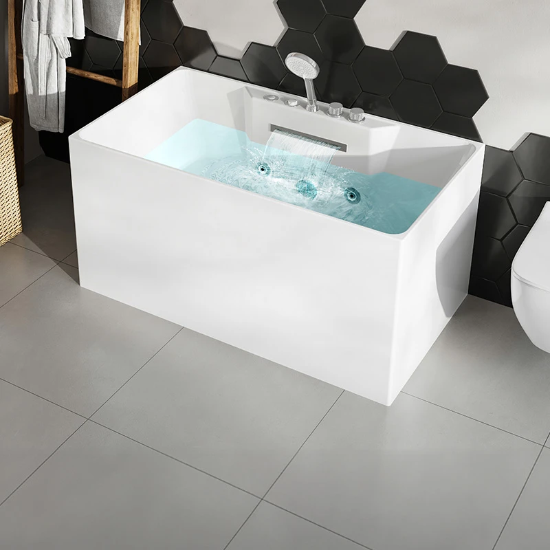 浴缸家用成人2025新款小户型瀑布按摩浴缸民宿酒店同款免安装