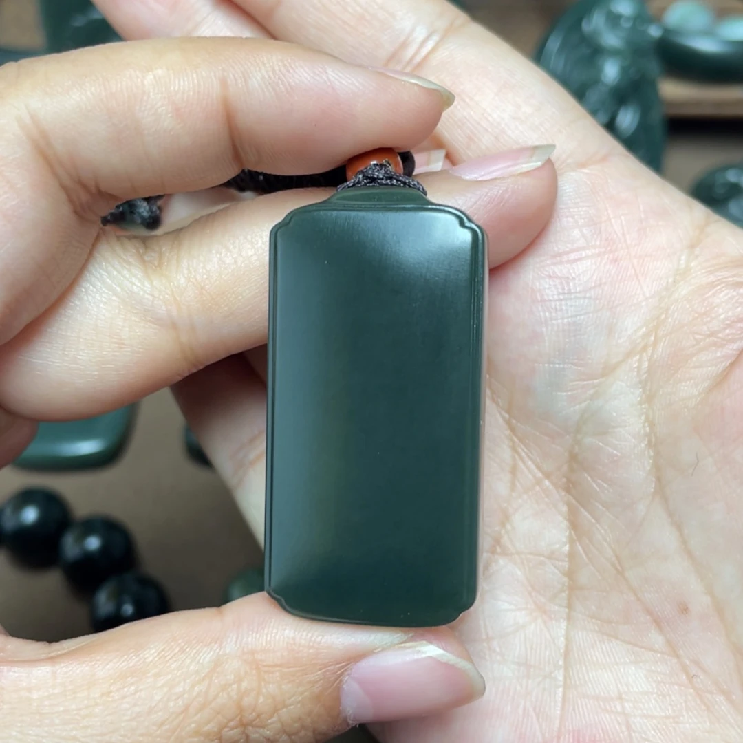 【闪购商品】和田玉（青玉）吊坠(不含链)未镶嵌