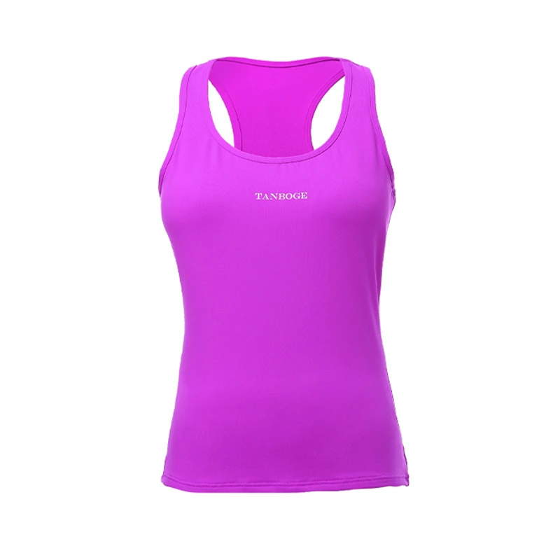 LY01添波奇瑜伽背心女带胸垫运动跑步紧速干透气无袖工字健身上衣