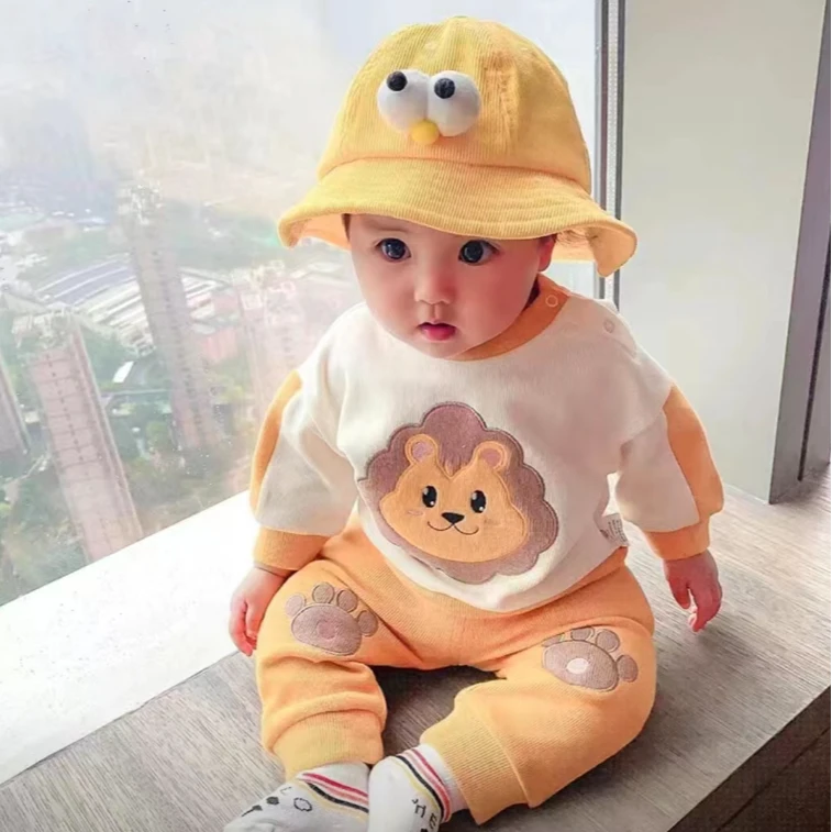 儿童套装春秋款男童春秋新款洋气男孩春装卫衣两件套小童宝宝衣服