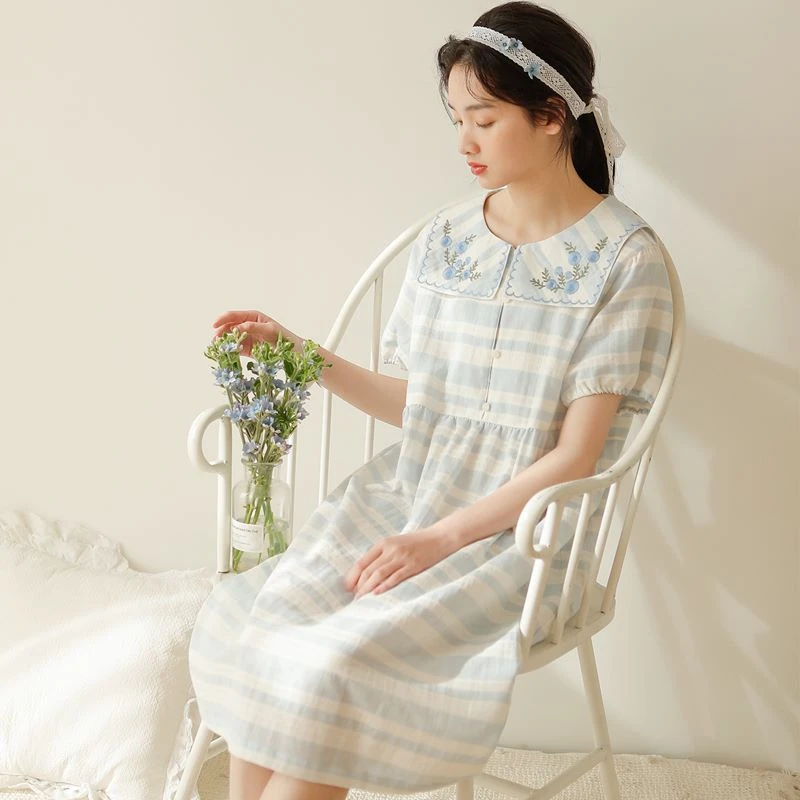 【简韵-短袖睡裙】清货！卖完为止