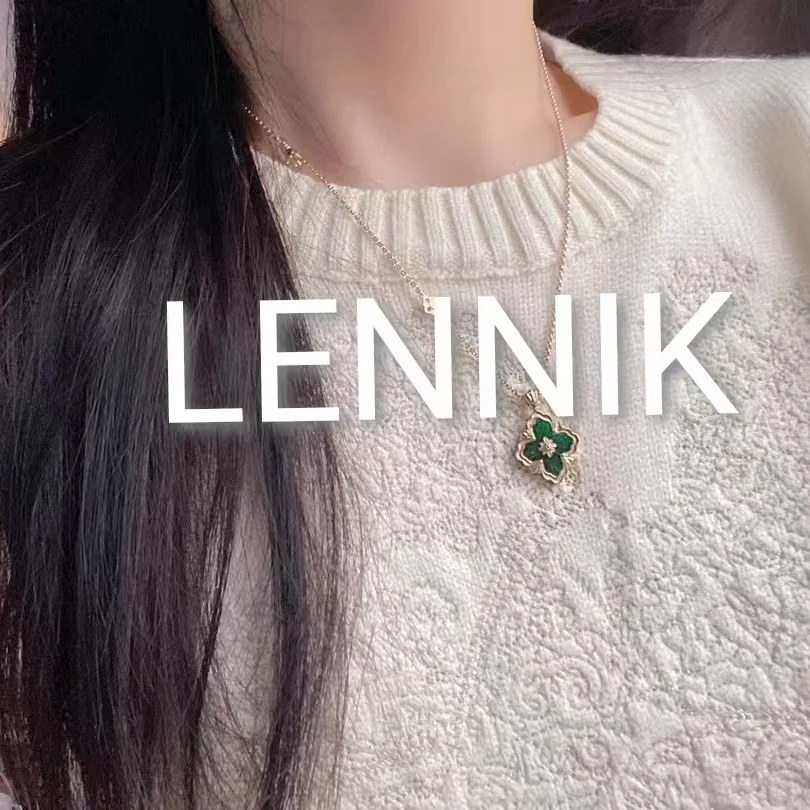 合金项链 LENNIK意大利布布复古宫廷风项链时尚气质经典