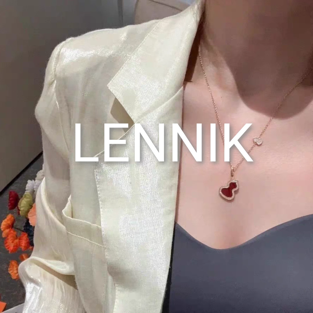 合金项链 LENNIK七七红葫芦项链气质轻奢时尚百搭