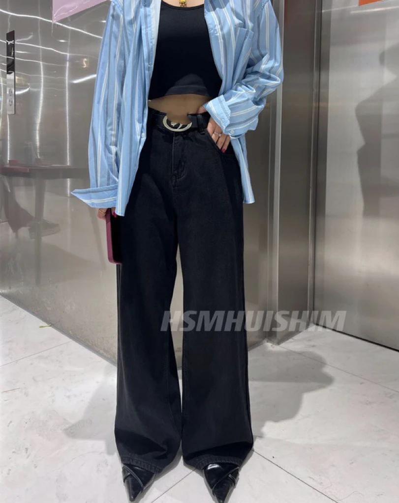 7678意凡时尚百搭阔腿裤