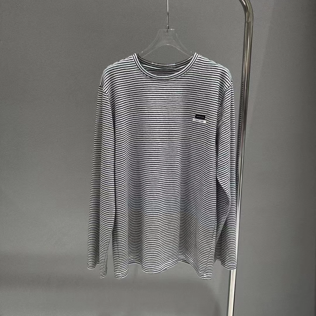 晶范家【简约款条纹长袖T】