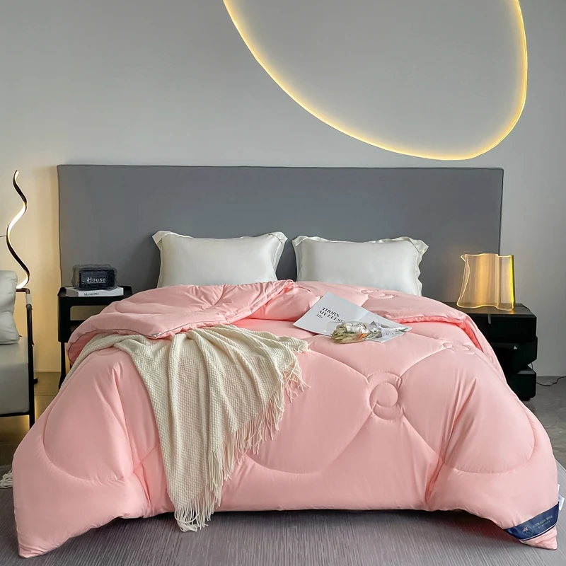 羊毛被芯细绒冬被子恒温澳洲羊毛轻奢羊羔绒贴身亲肤磨毛保暖吸湿