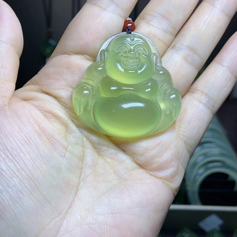 【闪购商品】蛇纹石玉挂件未镶嵌