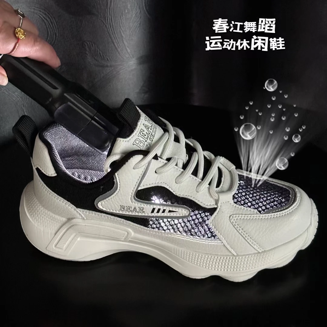 012夏款 百搭休闲运动风轻便透气老爹鞋