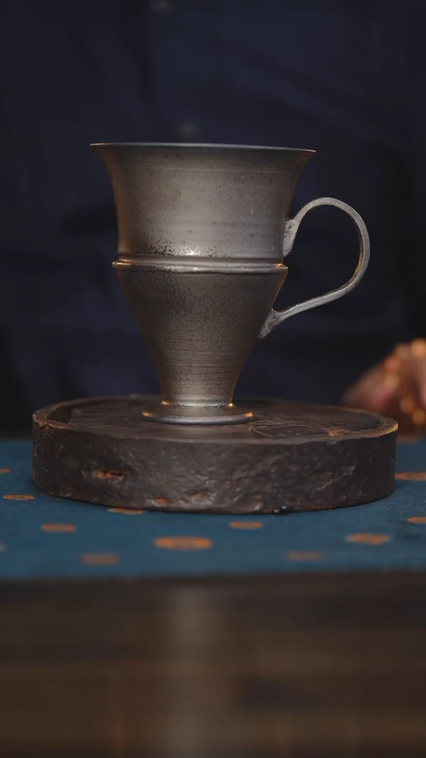 【闪购商品】杯140柴房紫砂诧寂风主人杯 一物一拍