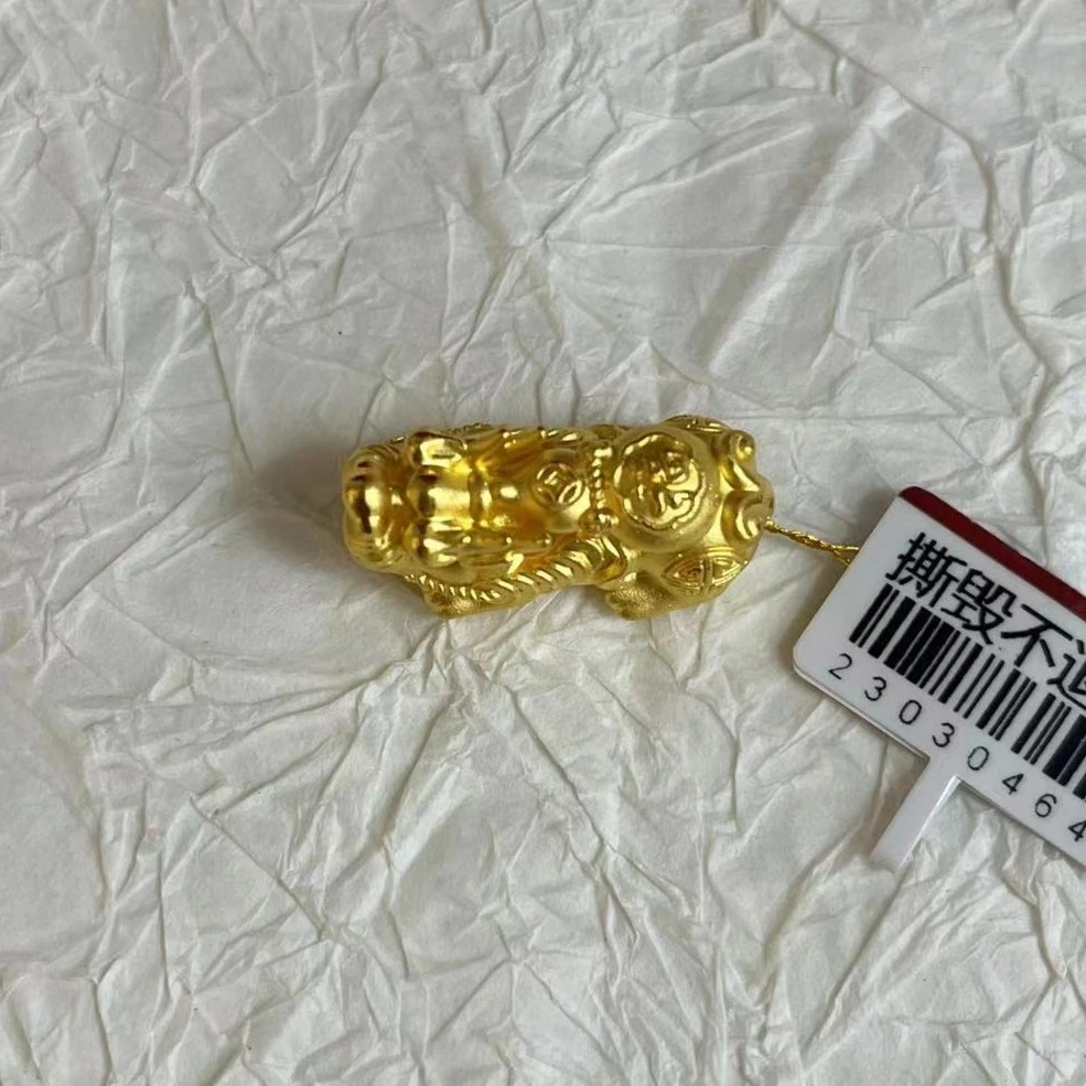 黄金 足金999  福禄貔貅手串  黄金手串  金重5.96克