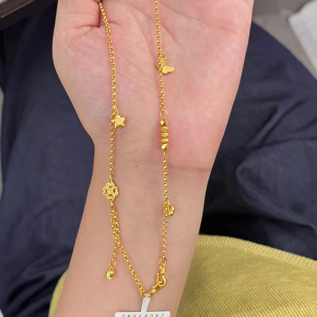 黄金 足金999古法工艺万能链双头链子 硕果累累万能链 黄金按克卖