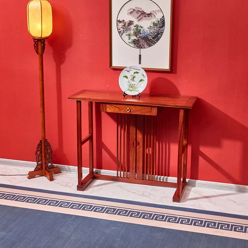 大果紫檀1.1米条案红木家具