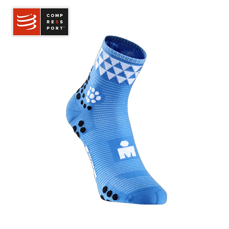 COMPRESSPORT限量 IRONMAN 压缩 v3.0 跑步袜 RUN Hi Socks