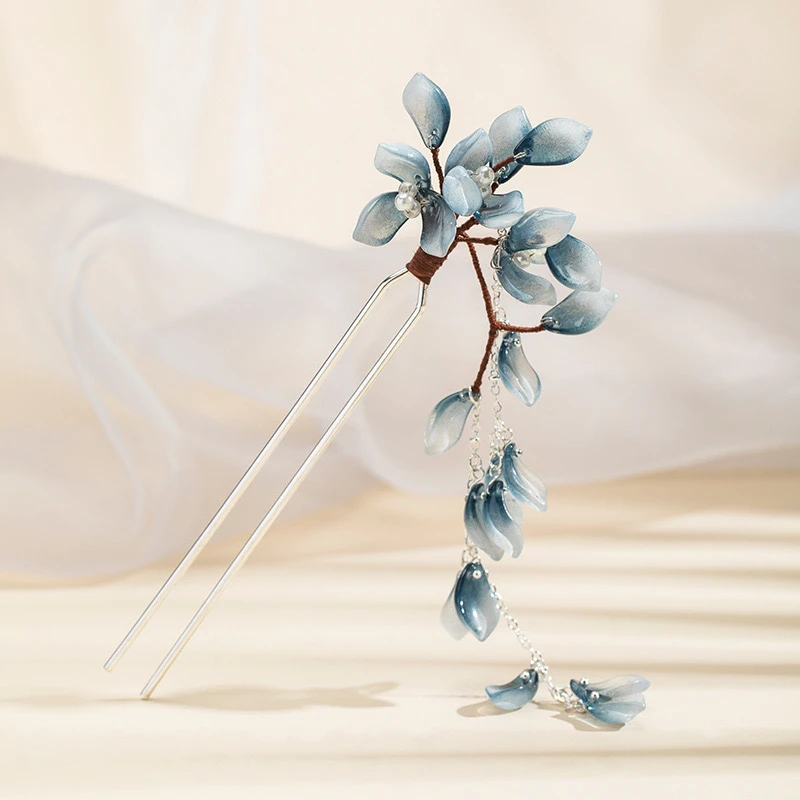 玉兰枝古风发饰