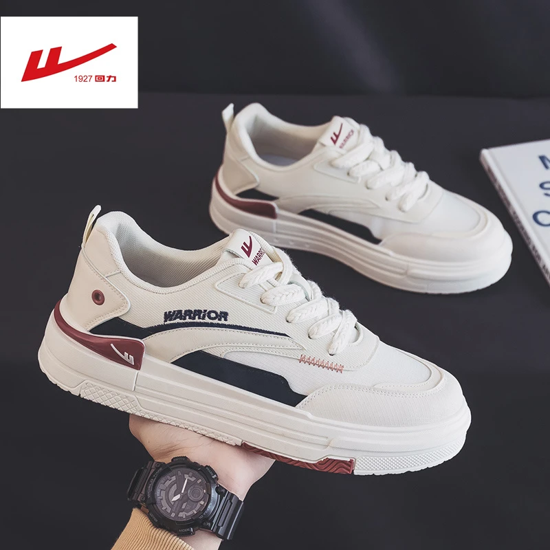 Warrior/回力高品质男鞋2024春季新款潮鞋休闲运动小白鞋男款板鞋