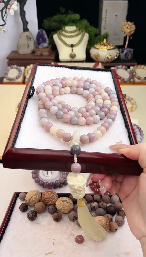 【闪购商品】菩提根/象牙果吊坠烟久如画108款+赠品盘玩袋