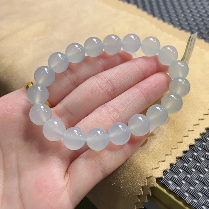 翡翠手链未镶嵌天空蓝