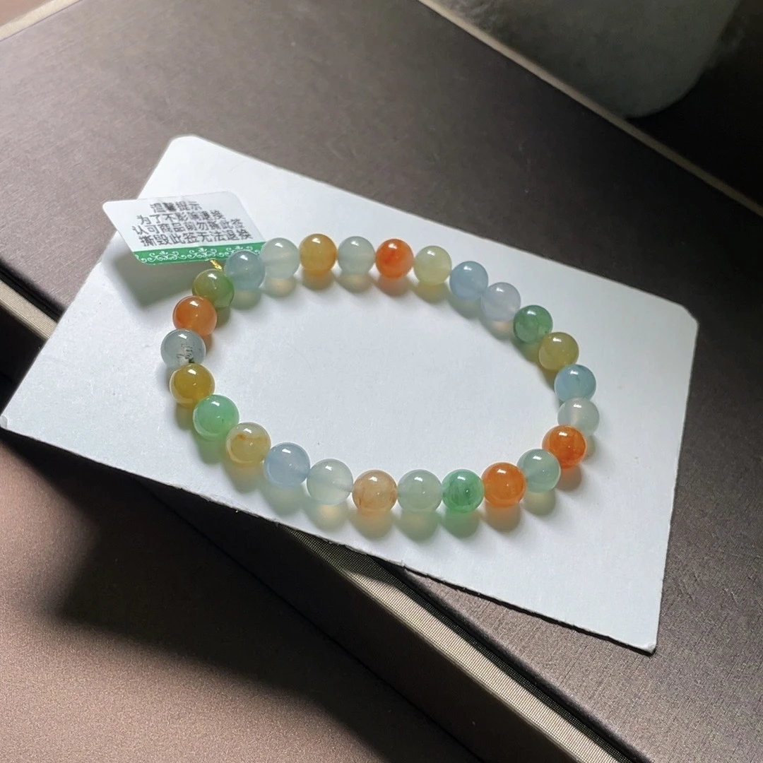 糖果色系多宝卡6mm手串
