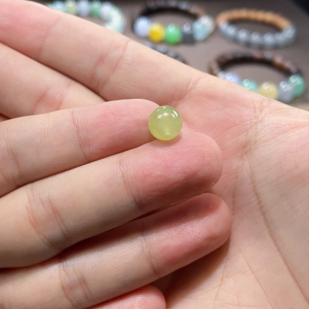 翡翠手链未镶嵌卡8.5