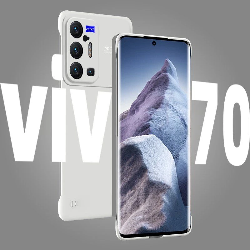 适用VIVOx70手机壳超薄无边框x70pro超薄液态硬壳pro+新款时