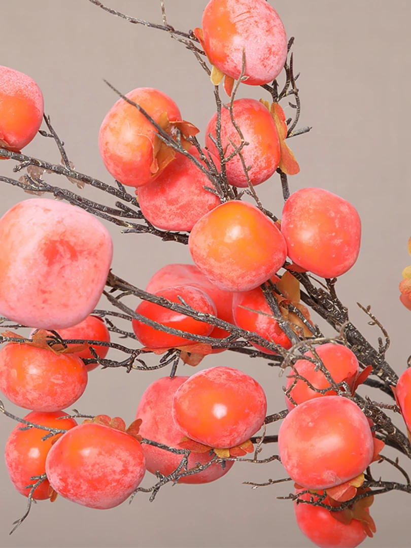 柿柿如意仿真柿子