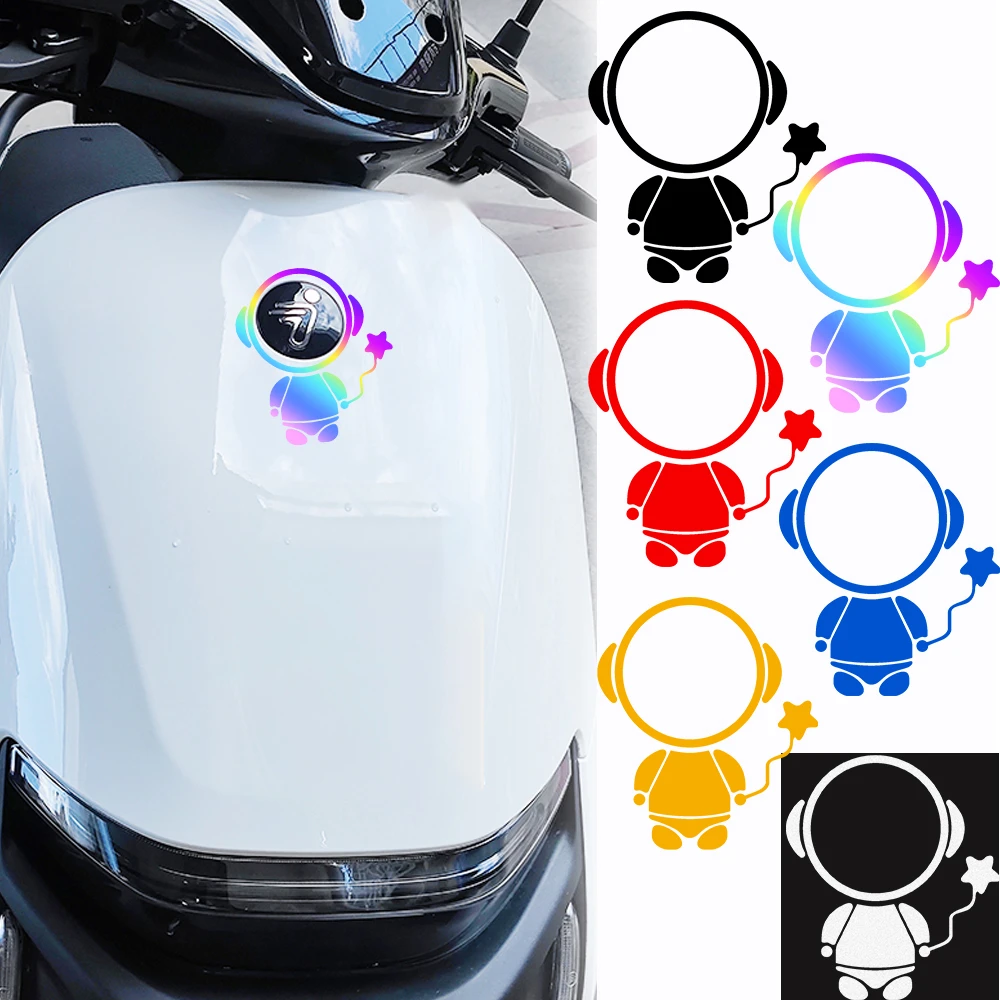 适用九号电动车贴纸m395cmax M95c M85c vzmix宇航员车头头盔防水