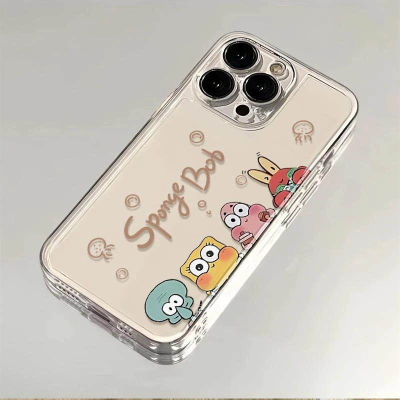 海绵宝宝水母适用苹果小米oppovivo华为iPhone12/13/14/15爆款78p