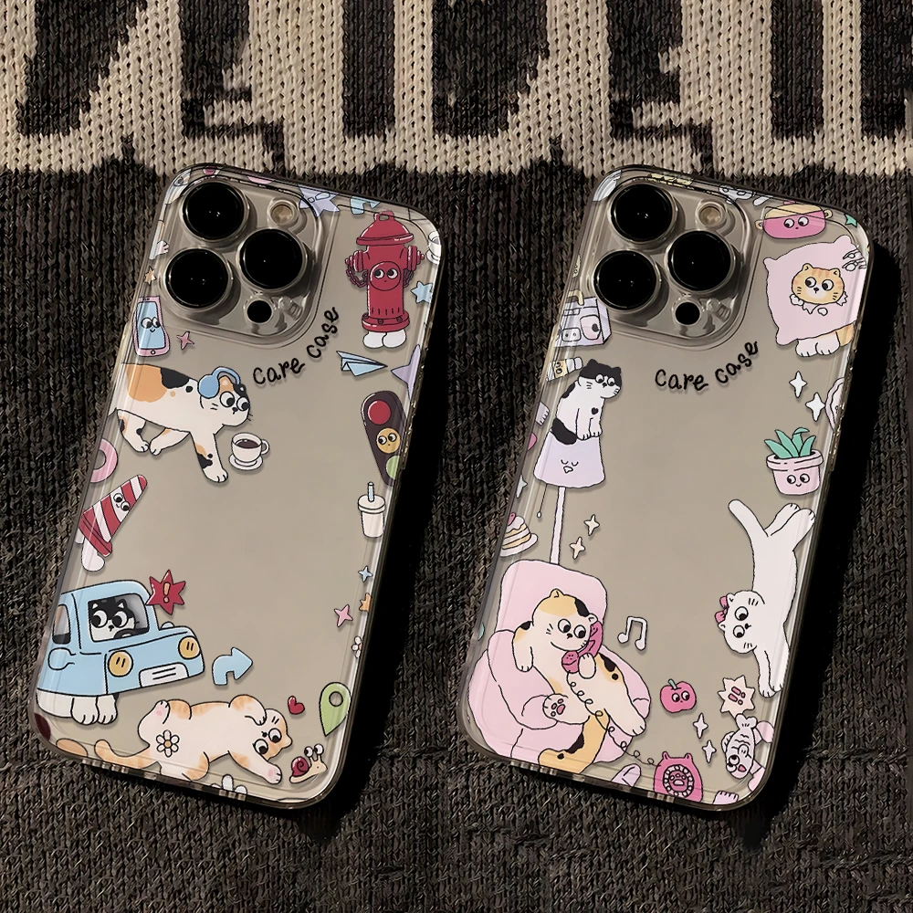 慵懒猫咪情侣适用苹果小米oppovivo华为iPhone12/13/14/15爆款78p