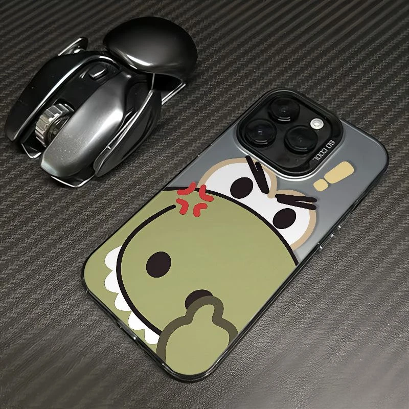 生气鳄鱼适用苹果14pro手机壳iphone13/15promax高级感12/11网红x