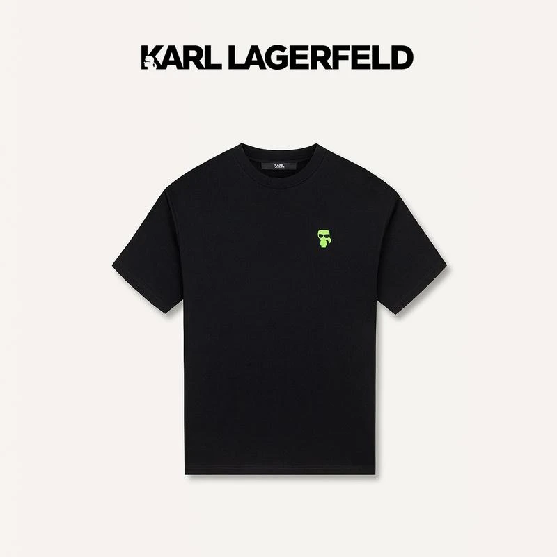 KARL LAGERFELD卡尔拉格斐24春新印花休闲T恤241N175