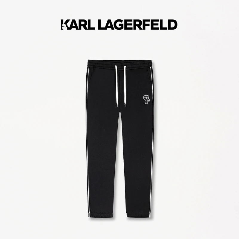 KARL LAGERFELD卡尔拉格斐24夏抽绳卫裤老佛爷241N10