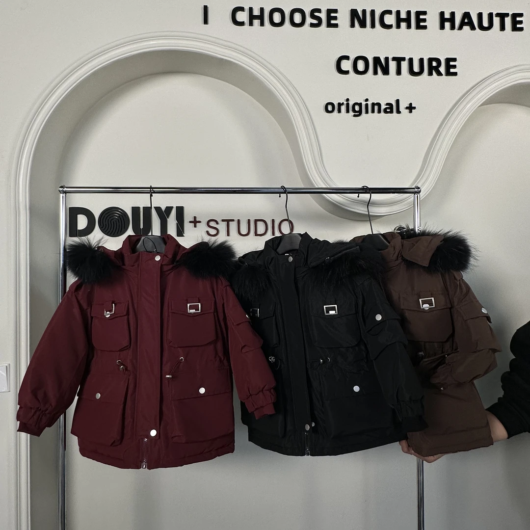 冬天的安全感是这件tu毛派克服给的~『现货』-xbj189