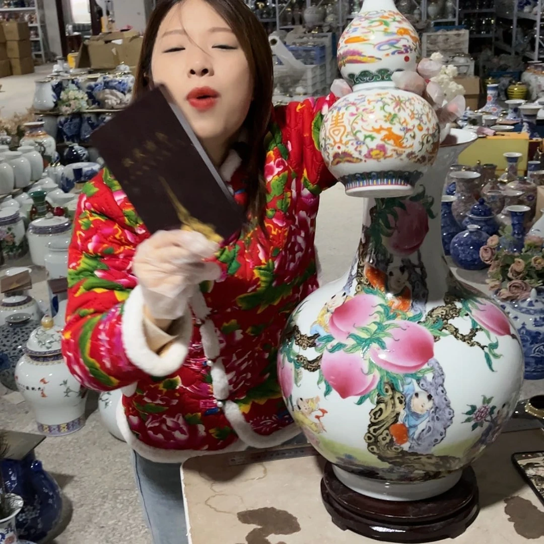 【闪购商品】瓶景德镇市高温陶瓷