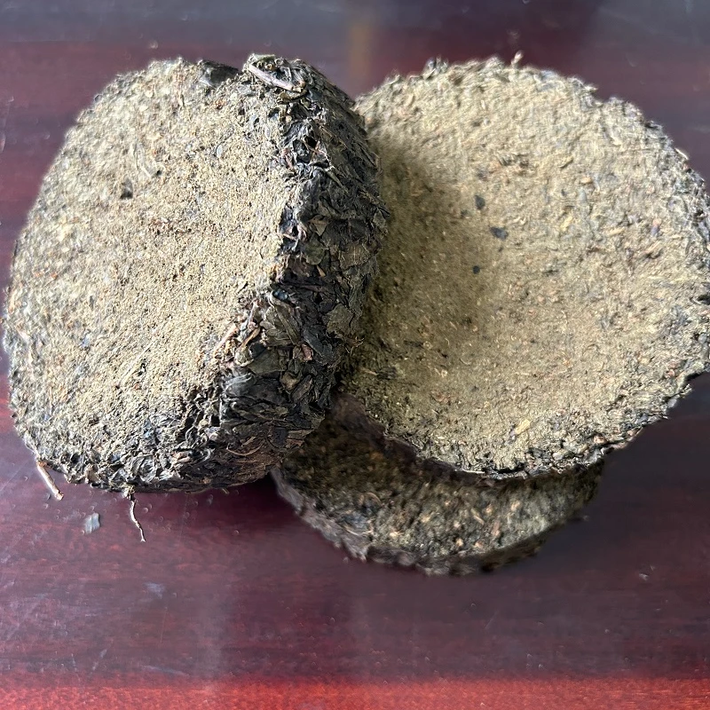 中华老字号湘益【2015年百两】 安化纯料黑茶百两茶花卷茶