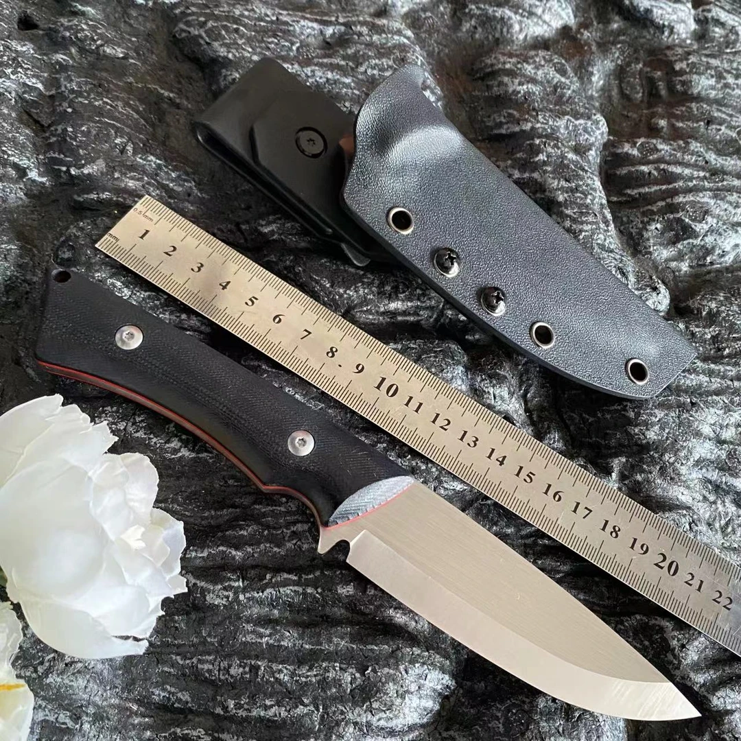 （新疆包邮）高端高硬度D2/G10高颜值厨具手工刀户外野营锋利
