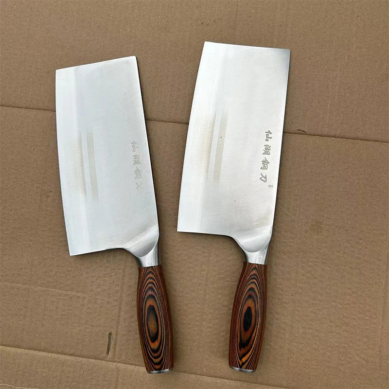 广西仙湖刀具9C杀鱼刀切鱼生手工锻打不生锈家用菜刀斩切两用超薄