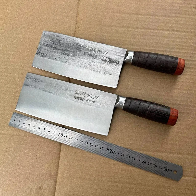 仙湖钢刀手工锻打鱼生刀切片刀杀鱼刀家用斩刀锋利耐用砍老鸡鸭刀