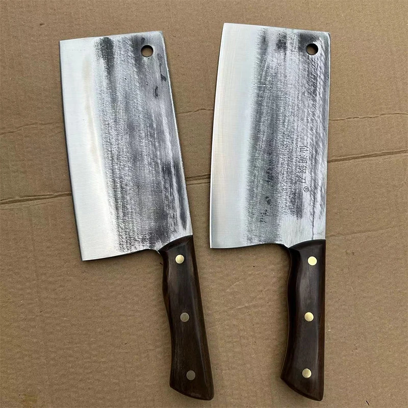 仙湖刀具5铬锻打轴承钢锻打斩切两用刀杀鱼切片刀超锋利吹毛断发