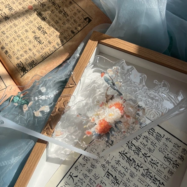 原创手工diy成品仙气古风配饰荷花舞蹈汉服中国
